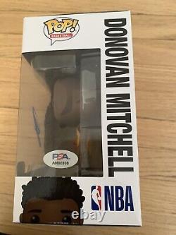 Donovan Mitchell Sighned Autographed Funko Pop #86 PSA/DNA Authenticated