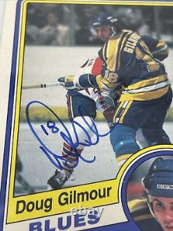 Doug Gilmour Autographed 1984 O-Pee-Chee Rookie Card PSA DNA Signed Auto