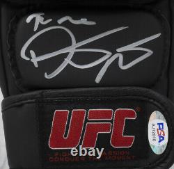 Dustin The Diamond Poirier Signed Black UFC Glove PSA/DNA
