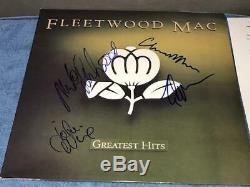 Fleetwood Mac Group Signed Autographed Greatest Hits Album LP PSA/DNA LOA