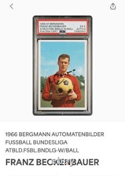 Franz Beckenbauer Signed Rc Auto 1966 Bergmann Automatenbilder Psa Dna Auto