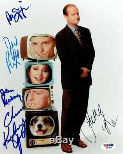 Frasier Cast Signed Authentic Autographed 8x10 Photo (5 Sigs) PSA/DNA #W07653