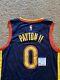 Gary Payton Ii Autographed/signed Golden State Warriors Jersey Psa/dna Certified