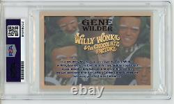 Gene Wilder Signed Autographed Willy Wonka Trading Card PSA DNA Encased