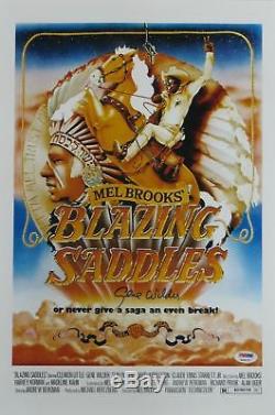 Gene Wilder Signed Blazzing Saddles Autographed 12x18 Poster (PSA/DNA) #4A96757