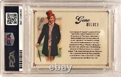 Gene Wilder WILLY WONKA CHOCOLATE FACTORY Signed Custom Auto CARD 1/1 PSA/DNA