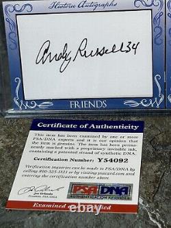 Historic Autographs Friends Foes Andy Russell Jack Lambert PSA DNA Steelers Auto