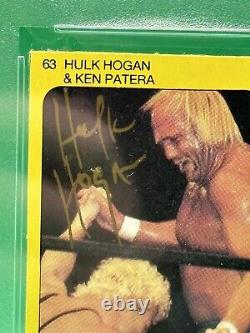 Hulk Hogan Autographed Card PSA/DNA wrestling stars WWE
