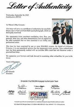 Hulk Hogan Kevin Nash Scott Hall Signed NWO 16x20 Photo PSA/DNA WWE WCW Picture