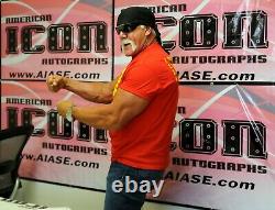 Hulk Hogan & Tiny Lister Zeus Signed WWE 8x10 Photo PSA/DNA COA No Holds Barred