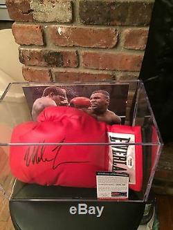 Iron Mike Tyson Autographed Signed Boxing Robe, Trunks & Glove PSA/DNA Proof