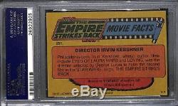 Irvin Kershner 1980 Topps Empire Strikes Back Signed Autographed Card Psa/dna