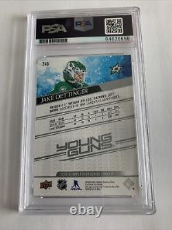 JAKE OETTINGER SIGNED 2019 UPPER DECK YOUNG GUNS #246a ROOKIE CARD AUTO PSA/DNA