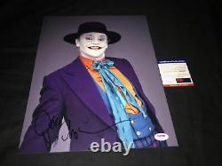 Jack Nicholson Signed 11x14 photo The Joker Batman PSA DNA