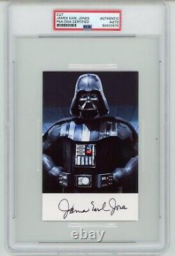 James Earl Jones (Darth Vader) Signed Autographed Star Wars PSA DNA Encased