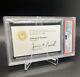 Jerome Powell Autograph Business Card Federal Reserve Chair Psa/dna Authentic