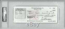 Jim Henson Signed Authentic Autographed Check Slabbed PSA/DNA #83910525