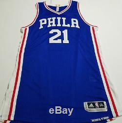 Joel Embiid signed authentic Rev 30 jersey PSA/DNA Sixers autographed 76ers