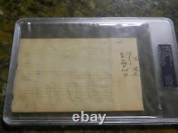 John Hancock Signed Psa/dna Authentic Autograph Declaration Of Independence