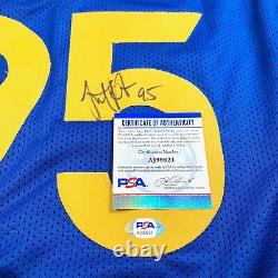 Juan Toscano Anderson signed jersey PSA/DNA Golden State Warriors Autographed