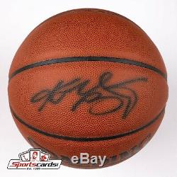KOBE BRYANT AUTHENTIC Signed Full Size NBA Basketball PSA/DNA COA & BAS LOA