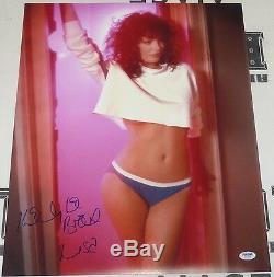 Kelly LeBrock Signed Weird Science 16x20 Photo PSA/DNA COA Poster Picture Auto'd