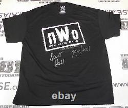 Kevin Nash & Scott Hall Signed NWO Shirt PSA/DNA COA WWE WCW Wrestling Autograph