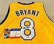 Kobe Bryant #8 Signed Autographed Los Angeles Lakers Jersey Psa/dna Autograph