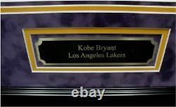 Kobe Bryant Hand Signed Autographed 16x20 Photo Vintage Pass Shaq Framed PSA/DNA