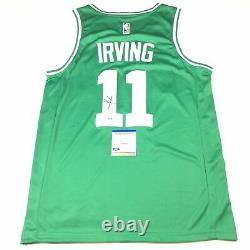 Kyrie Irving signed jersey PSA/DNA Boston Celtics Autographed Green