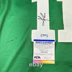 Kyrie Irving signed jersey PSA/DNA Boston Celtics Autographed Green