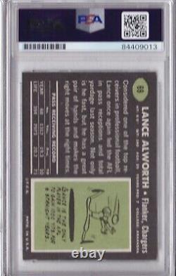 LANCE ALWORTH Bambi HOF 78 1969 Topps Chargers Signed Auto Autographed PSA/DNA