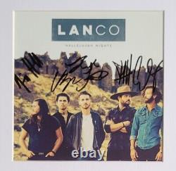 Lanco CD Display Psa/dna Certified Loa Coa Signed Band Autographed Psa Letter