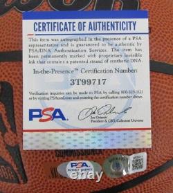 Larry Bird/Magic Johnson Dual-Autographed Basketball PSA/DNA Beckett 180356