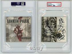 Linkin Park (x6 Chester Bennington) Signed Autographed Hybrid Theory PSA DNA