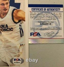 Luka Doncic SIGNED AUTO Autograph 5x7 Card Photo Dallas Mavericks MVP PSA/DNA