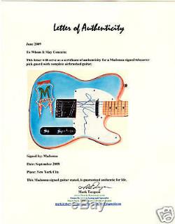 MADONNA Autograph Signed Guitar with EXACT PROOF PSA DNA AUTHENTIC STUNNING
