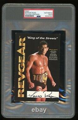 Marco Ruas PSA/DNA Revgear Promo Signature Autograph Auto Very Rare UFC