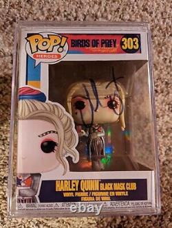 Margot Robbie Suicide Squad Autographed Harley Quinn#303 Funko Pop withPSA/DNACOA