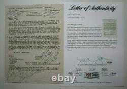 Marilyn Monroe Signed Note To Bob Love & Kisses Dated July 9,1954 Psa/dna Coa