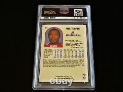 Melvin Turpin 1989 Hoops #316 Autographed Card Bullets Auto Mel NBA PSA/DNA Rare