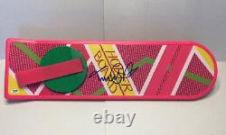 Michael J Fox Signed Autographed Hoverboard Back To The Future Bttf Psa/dna Loa