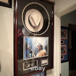 Michael Jackson Signed 11x14 framed Fedora Hat autograph King of Pop PSA/DNA LOA