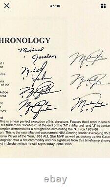 Michael Jordan Early Era Auto Signed Personal Check PSA / DNA Certified RARE HOF
