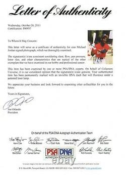 Michael Jordan Signed 8x10 Photograph Psa/dna Autograph Bulls Baseball White Sox
