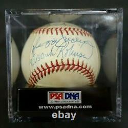 Mickey Mantle Ted Williams PSA/DNA 500 Home Run Club HOF Signed Auto Baseball