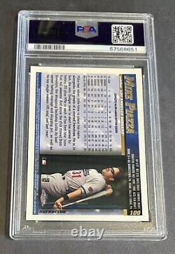 Mike Piazza 1998 Topps Chrome Refractor Signed Autograph PSA/DNA 7 AUTO 9