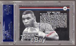 Mike Tyson AUTO Signed 1991 Ringlords # Promo SAMPLE Card PSA/DNA Authentic