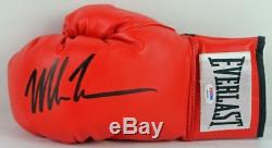 Mike Tyson Authentic Signed Boxing Glove Autographed In Black PSA/DNA ITP 2