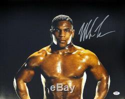 Mike Tyson Certified Authentic Autographed Signed 16x20 Photo Psa/dna 87208